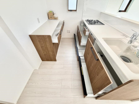 �L�b�`�� �������w�ʂɂ͐H��ނ����[�ł���J�b�v�{�[�h�t��  