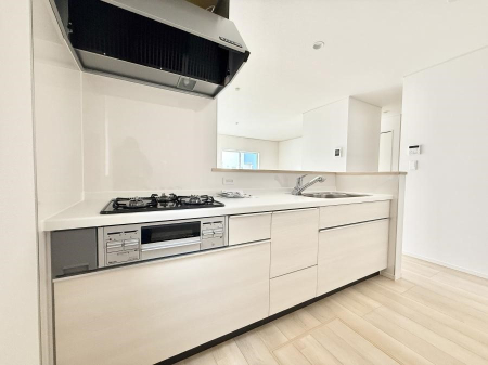 �L�b�`�� ��������Ԃ̃J�E���^�[�L�b�`��������A���q�l�̓������������茩�n���Ĉ��S�ł��B